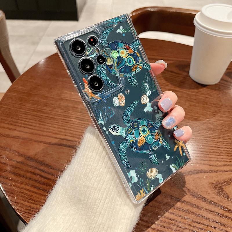 Whale Dolphin Print Case For Samsung Galaxy S26 S25 S24 Ultra S23 S25 FE A57 A17 A37 A16 A56 A55 A15 A35 A36 Soft TPU Back Cover