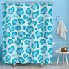 Hot Pink Leopard Print Shower Curtain Cute Cheetah Girl Abstract Modern Vintage Women Simple Minimalist Contemporary Fabric