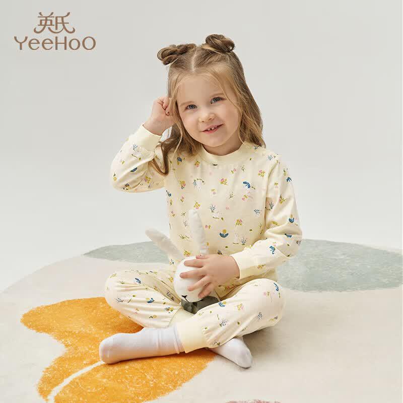 YEEHOO Kids' 100% Cotton Pajama Set