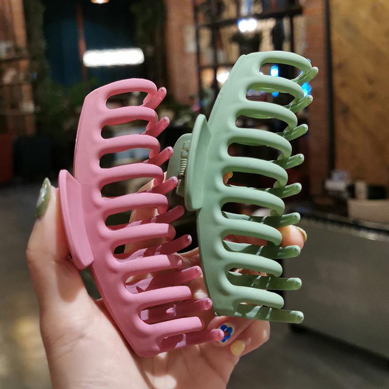 Net Red Large Bath Hair Clip Hairpin Female Back Head Clip Headgear Korean Broken Hair Top Clip