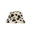 Fluffy Plush Fisherman Hat Thicken Winter Plush Hat Cute Love Heart Bucket Hat  Girl