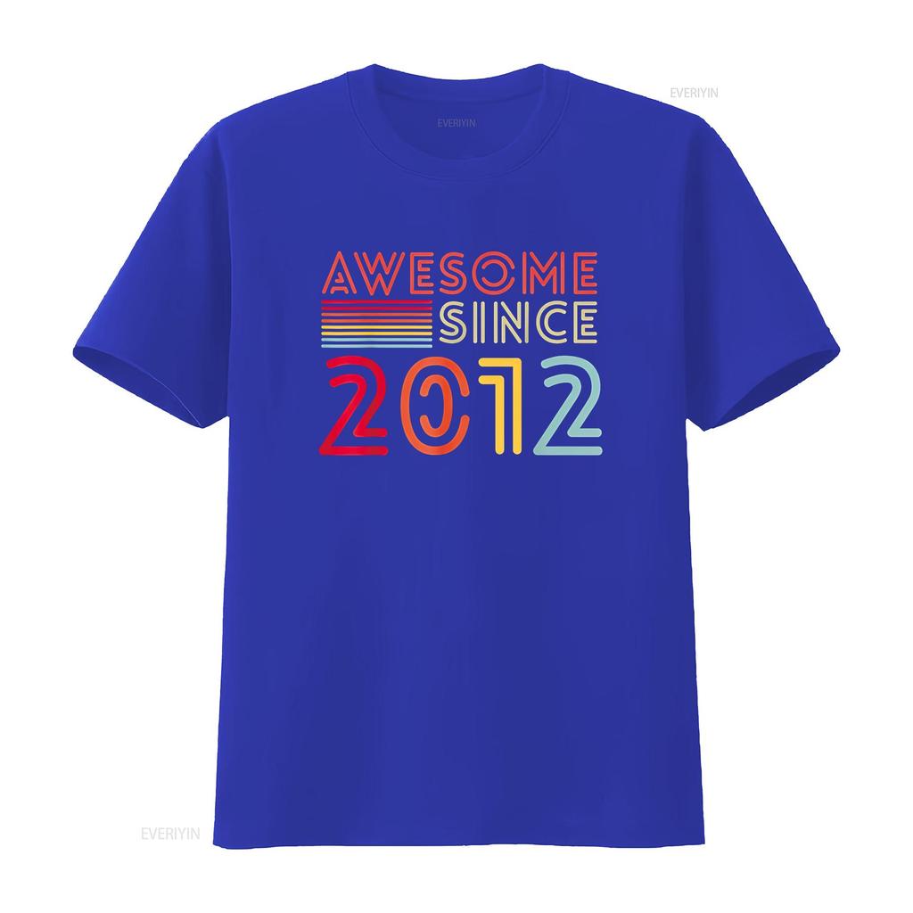 12yr BDay Son Boy Funny 2012 12th for 12 Year Old Birthday T Shirt vintage Washed Stylish Stretched Slightly streetwear graphic