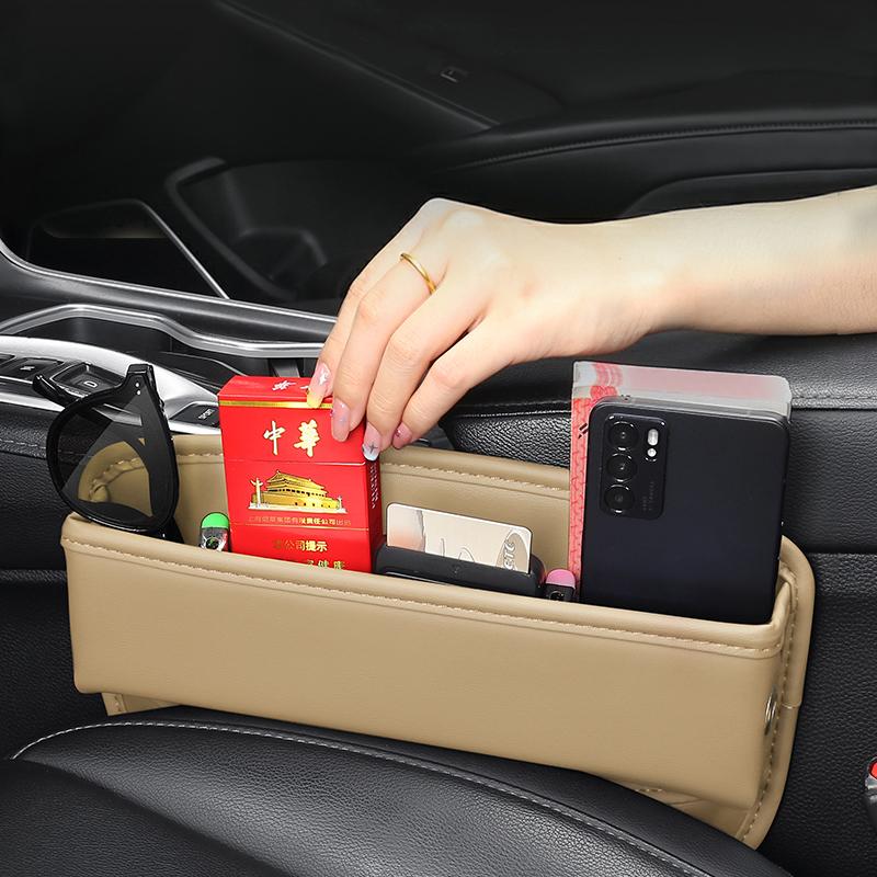 Ford Focus 3 MK3 Mondeo için Araba Koltuğu Yan Boşluk Saklama Kutusu Cüzdan Gözlük Anahtarlar Kart Telefon Diğer Eşyalar Düzenleyici Çanta Aksesuarları