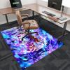 1pc Anime Dragon Ball Z Goku Super Saiyan Blue Office Chair Mat Non-Slip Carpet for Home Decor, Festival Gift, Suitable for Office and Living Room Dec
