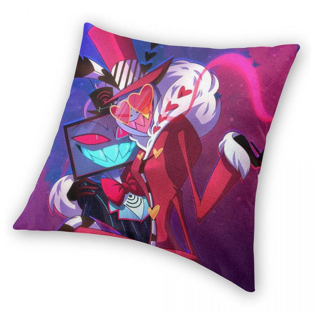 Cartoon Hazbins Hotels Vox Pillowcase Soft Polyester Cushion Cover Gift Throw Pillow Case Cover Home Square 45*45cm