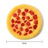 Plush Pizza Dog Toy: Bite-Resistant, Self-Play Molar Reliever for Small & Medium Dogs
