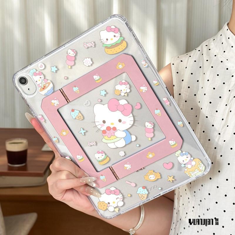 Cute Animal Cartoon IPad Case With Air Cushion Protection Mini 7/6 5/6/7/8 Pro 11/13 Inch Stand Auto Sleep