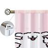 Home Interior Kitchen Curtains for Living Room 2 Pieces Blackout Curtains Door Curtain Maltese Dog Partition Bedroom Decoration