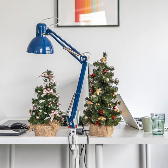 Sapin Artificiel - Creative Home - 40cm - Vert Foncé - Support En Jute - Décoration De Noël