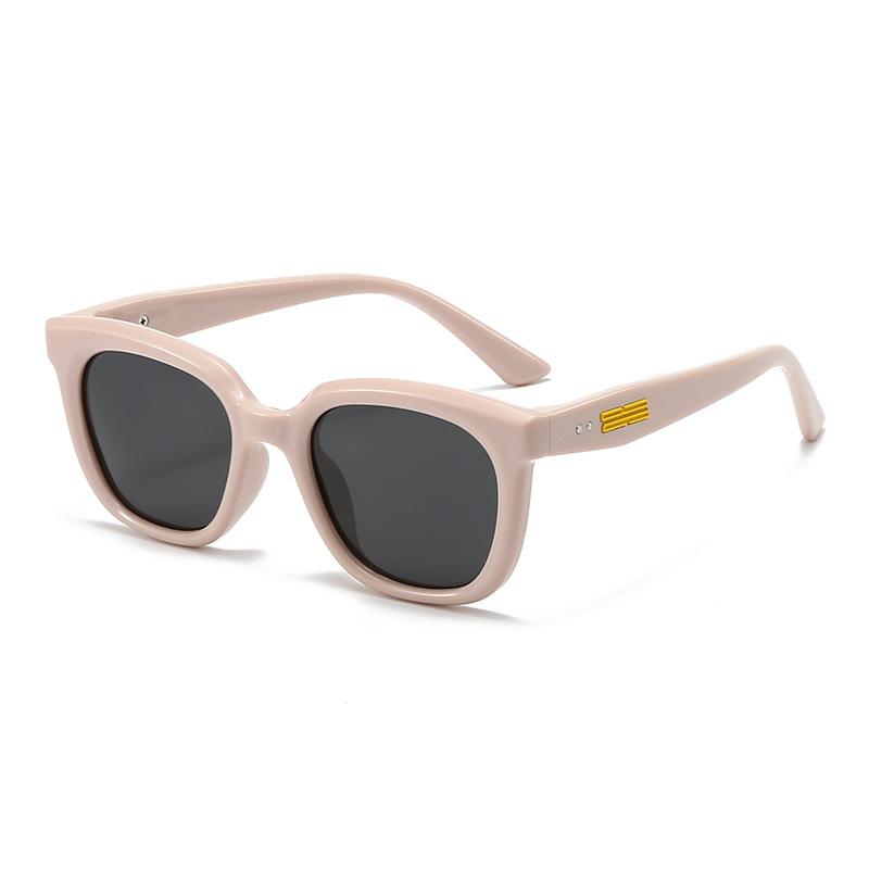 New Style Boys Girls Sunglasses Square Frame Fashion Silicone Childrens Sunglasses 23038 UV Protection