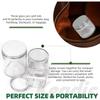 15 Pcs 60ml/2oz Glass Jars with Lids Assortment Set,Mini Round Airtight Canning Sample Jars with Silver Lids,Tiny Makeup Containers Empty Cosmetic