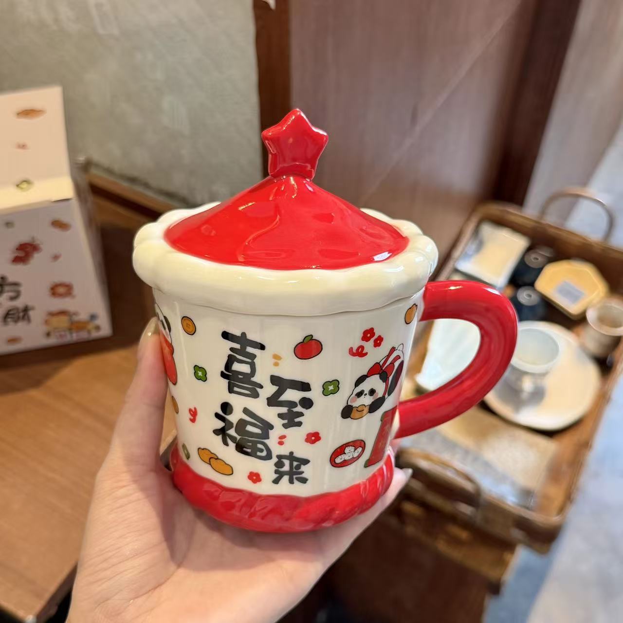 

New Year s gift Bafanglai cup for girlfriends, gift for annual meeting activities, water cup gift box