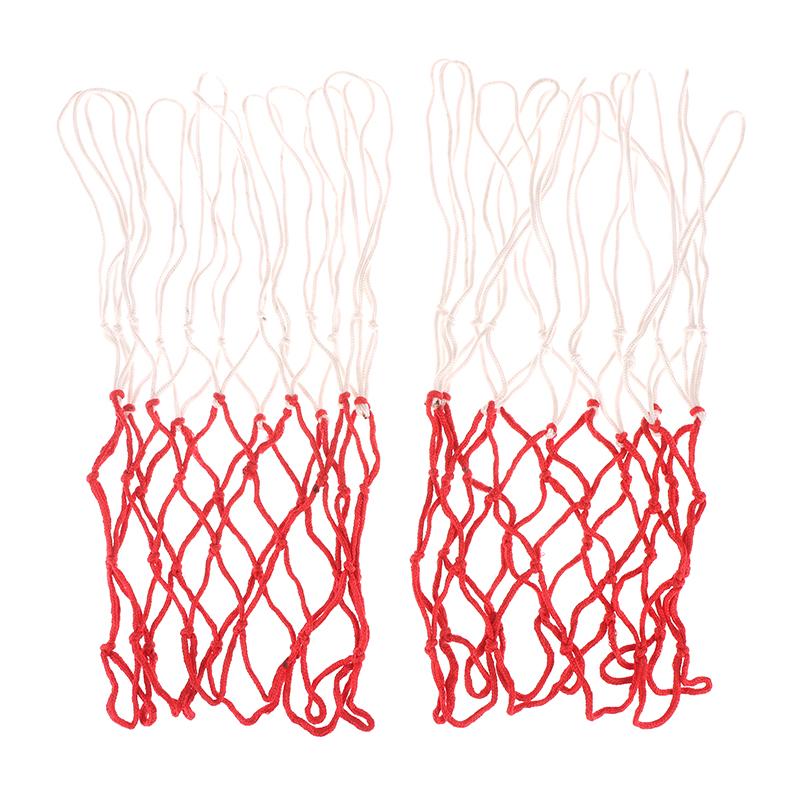 1Pc Outdoor Basketball Net Heavy Duty Polyester Thread Basketball Hoop Mesh Net Replacement Shooting Training Basketball Net