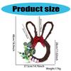 Handmade Easters Door Wreath with Rabbit and Bright Detail Display Garlands Perfect for Holiday Homes Decors