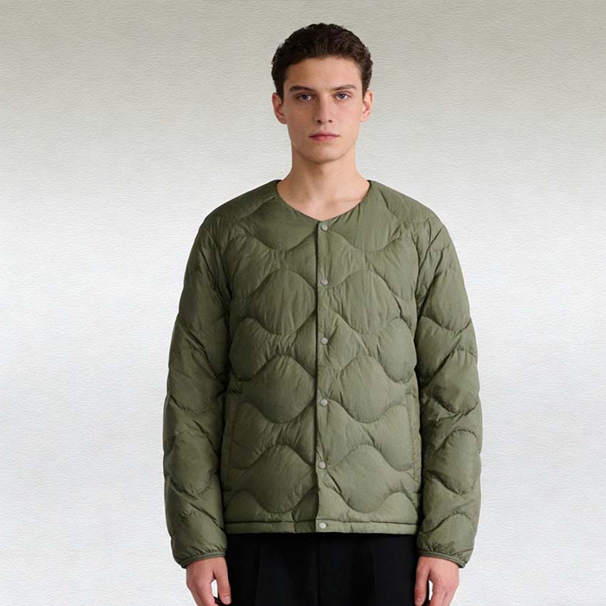 UNIQLO Down Jacket Unisex Olive Green 472798-56
