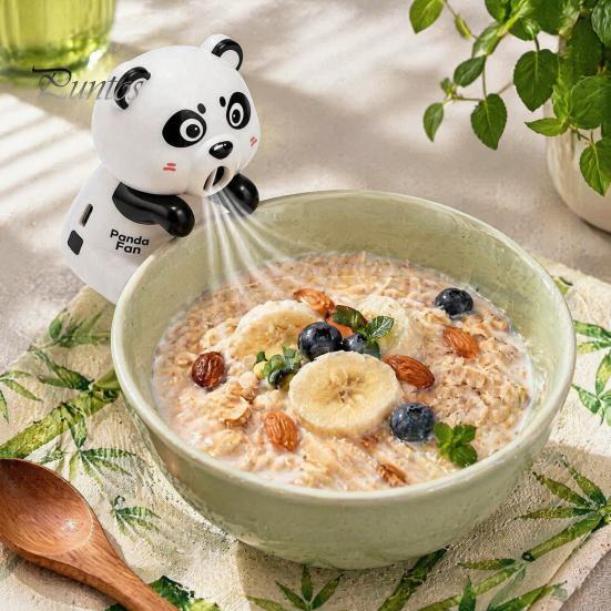 Compact Cooling Fan Food for Hot Noodles And Soup, Portable Clip-on Mini Soup Cooler Fan, Hands-free Instant Noodle Office Dorm Use