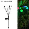 Solar Outdoor Light LED Firefly Lamp Garden Decoration Waterproof Garden Home Lawn Fireworks Light Floor New Year Christmas