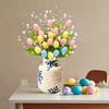 Easter Tree Branch Colorful Eggs Artificial Flower Arrangements Bouquets Decoration Wedding Festival Parties Ornament