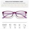2pcs Elegant Retro Reading Glasses for Women Men Lightweight Square Design with Purple & Black Frames +1.00 To +4.00