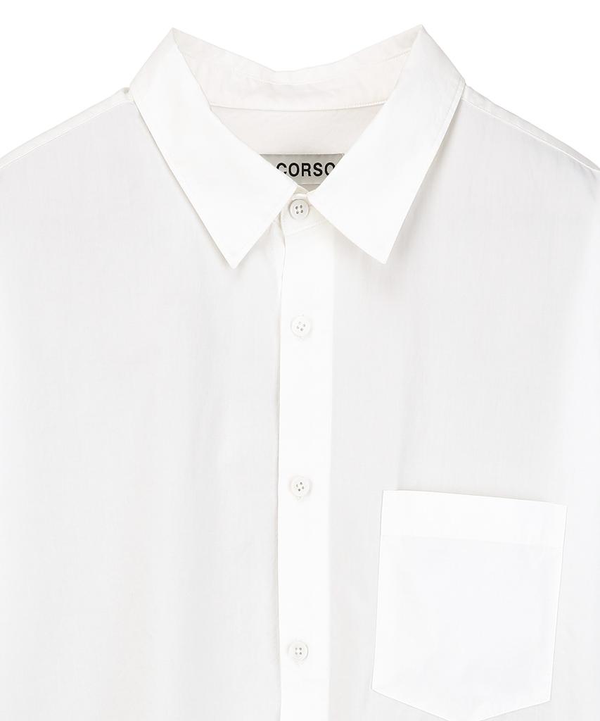 IL CORSO Essential Washed Shirt White