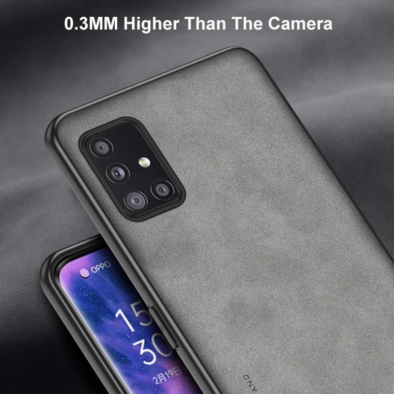 Luxusní pouzdro z PU kůže pro Samsung Galaxy M51 A31 A51 A71 4G Kryt Matné silikonové ochranné pouzdro na telefon pro Samsung A51 A71 5G