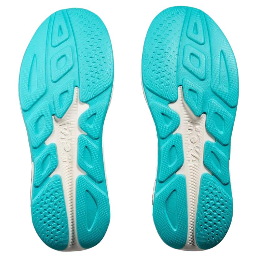 HOKA One One Rincon 4 Comfortable Versatile Non-Slip Durable Low-Top Running Shoes Men Running Shoes Gray Blue 1155130-FSK