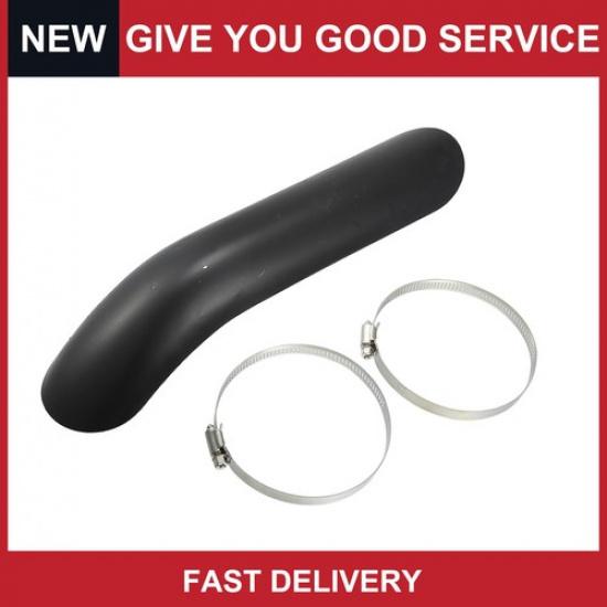 

Universal Motorcycle Exhaust Pipe Heat Shield Curved ulation Cover Pack of 1