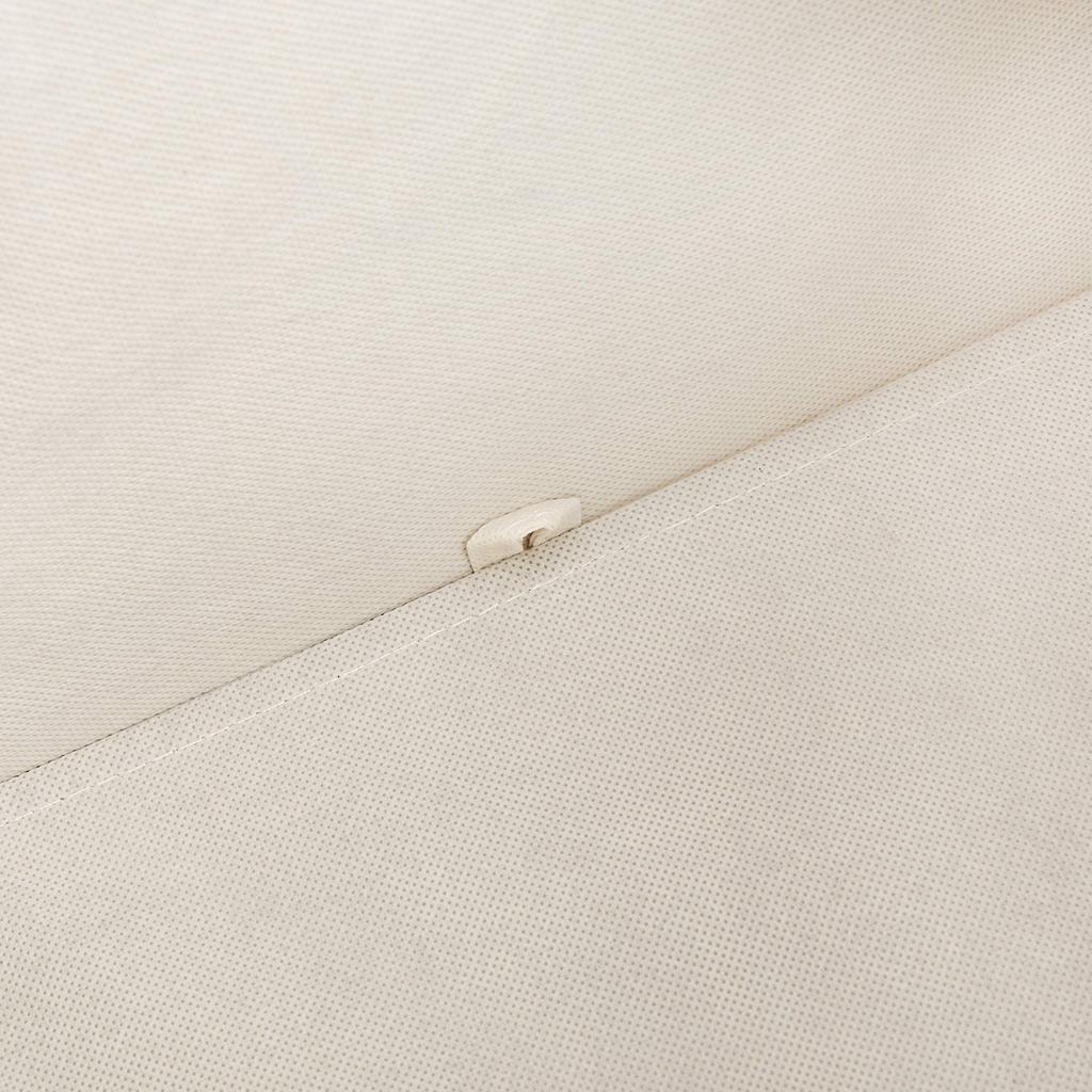 Amazon Basics Foldable Fabric Storage Boxes with Handles, Chevron Taupe, Set of 6