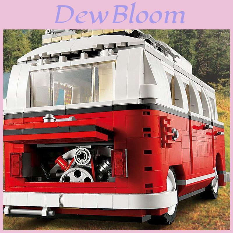 Volkswagen Bus T1 Building Blocks Set With Diy Assembly For Kids And Adults
