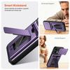 Shockproof Armor Card Slot Bracket Holder Slide Lens Protect Phone Case For OPPO A6 Pro A6 A6X 4G A6S 5G Wallet Back Cover