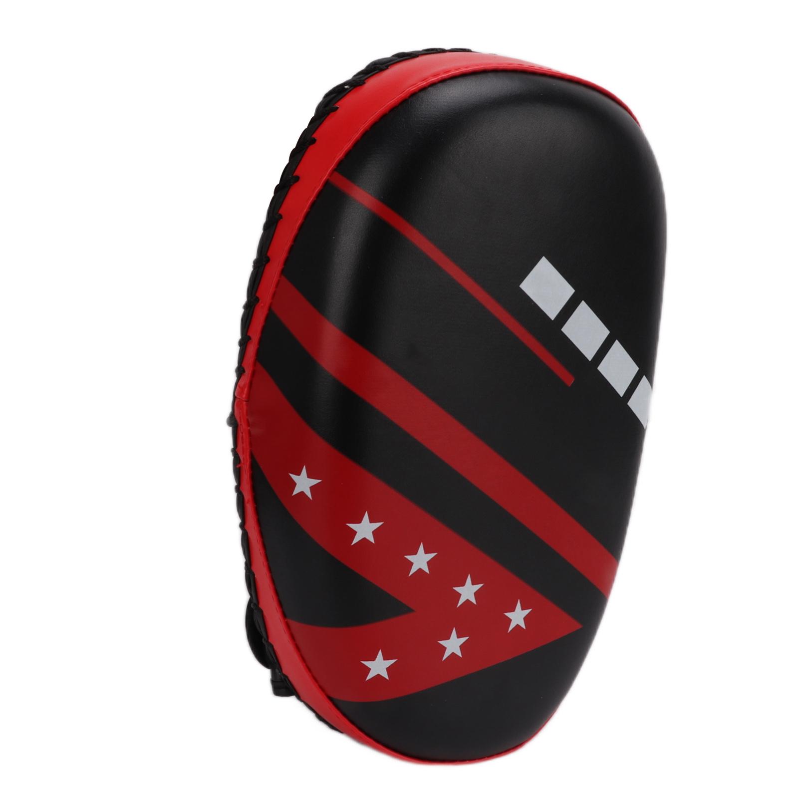 PU Arc Boxing Foot Target Strong Tensile Strength Boxing Protective Gear for Fitness Training Red