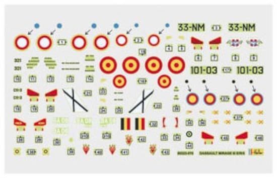 Platz Heller 1/72 French Mirage III E/R/5 Plastic Model Kit HE80323