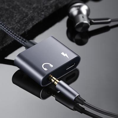 Type-C Audio Adapter Universal Safe Charging 2-in-1 Type-C To 3.5mm Headphone Jack Aux Converter Audio Cable for Mobile Phone