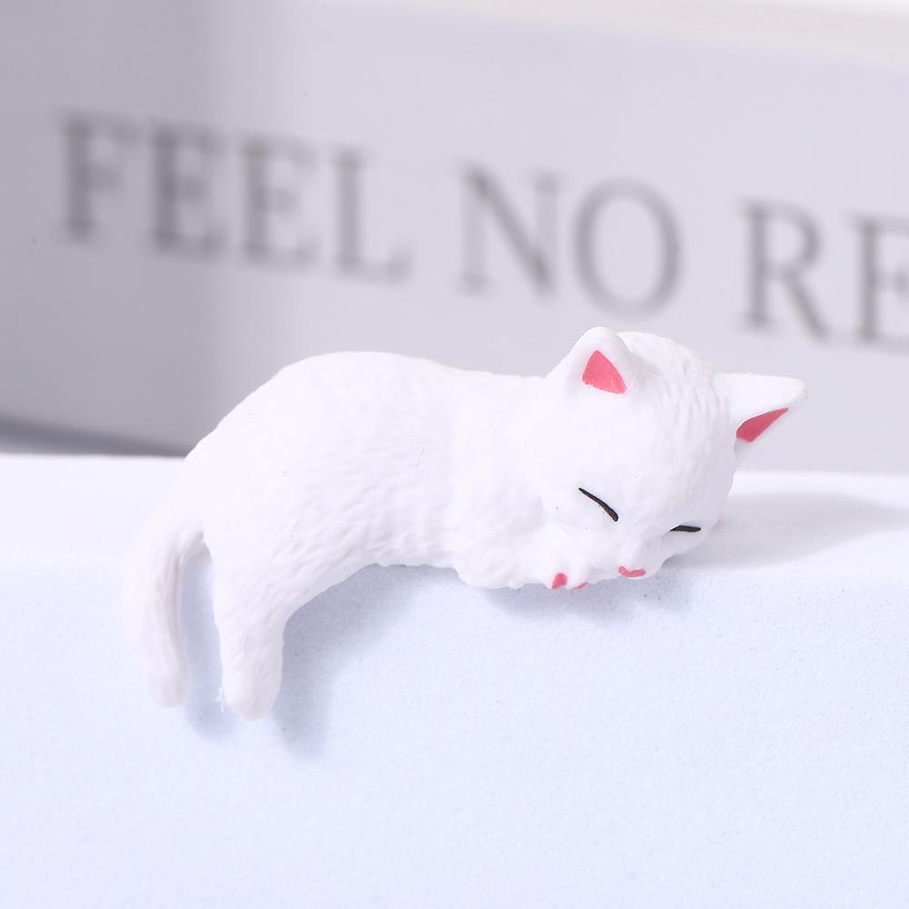 Edge Cat Computer Water Cup Car Edge Decoration Cream Glue Accessories Small Ornaments Figurines & Miniatures