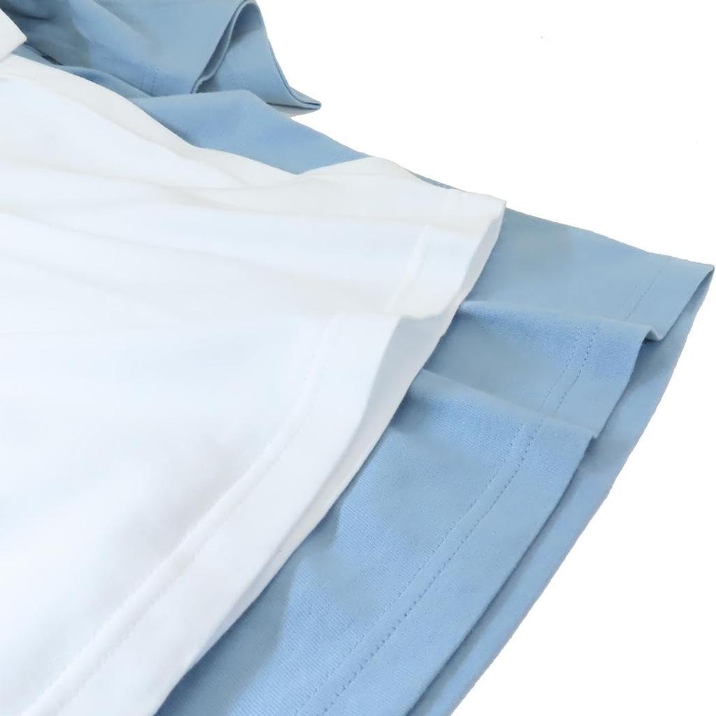 Mizumori Ado Flower Face Blue M size T-shirt