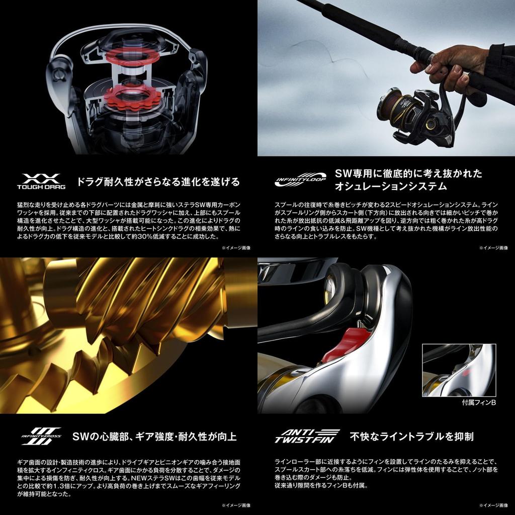 SHIMANO Spinning Reel 25 Stella SW 10000PG