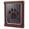 Plastic Pet Door Auto Close Lock Waterproof Interior Exterior Cat Door for Indoor Outdoor Wood