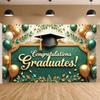Grad Success Display Shiny Letters Congrats Display Congrats Grad Display Gold Theme Graduation Banner For Graduation Backdrop