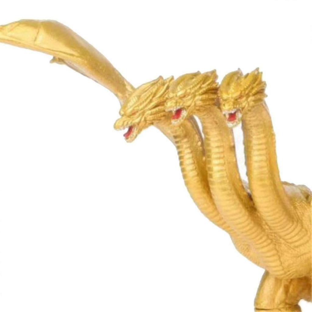 Ghidorah Gold von 3-Kopf-Drache Ghidorah PVC Goldener Drache Actionfigur Sammelspielzeug