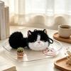 Long Tail Cat Plush Keychain Cute Stuffed Animal Doll Kawaii Ragdoll Cat Stuffed Keychain  Gift