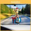 Cartoon Giraffe Cute Gift Pattern Acrylic Pendant For Car Decoration Accessories