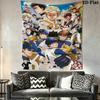 Ace of Diamond Wall Tapestry Aesthetic Wall Hanging Printed Fabric Blanket Decorative Tapestries for Bedroom Living Room Home Decor