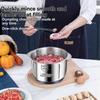 Electric Meat Grinder 5L Food Crusher Stainless Steel Multi-Function Food Processor Chopper Kitchen Mixer UK Plug