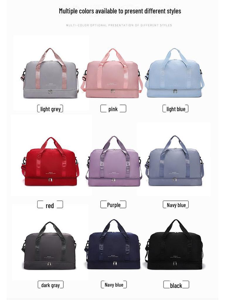 Wodoodporna torba do pływania z przegrodą mokro-suchą - Unisex torba fitness i podróżna do przechowywania kostiumu kąpielowego