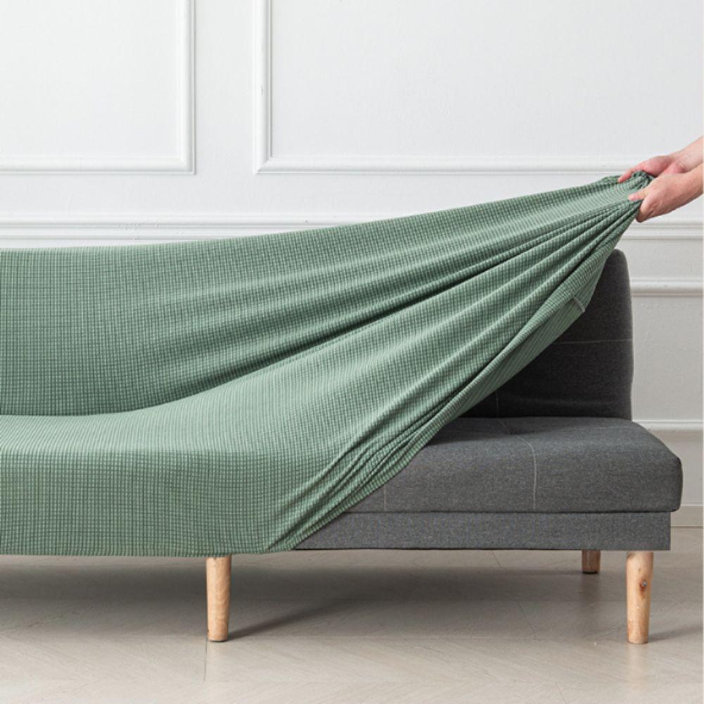 Removable Futon Sofa Cover Elastic Bench Cover Household Armless Sofa Slipcover Home