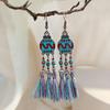 Bohemian Ethnic Tassel Earrings - Tribal Style for Holiday Travel Photography