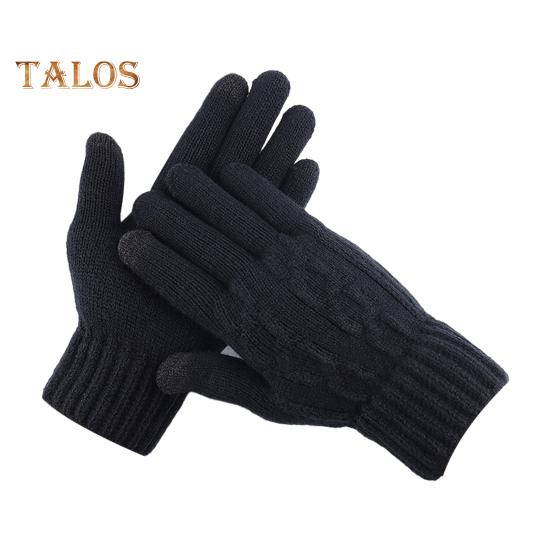 

1 пара зимових рукавичок унісекс Велосипедні рукавички з високою еластичністю на зап’ястя, зберігають тепло, сенсорний екран, протиковзкі м’які холодостійкі рукавиці з високою еластичністю чорний