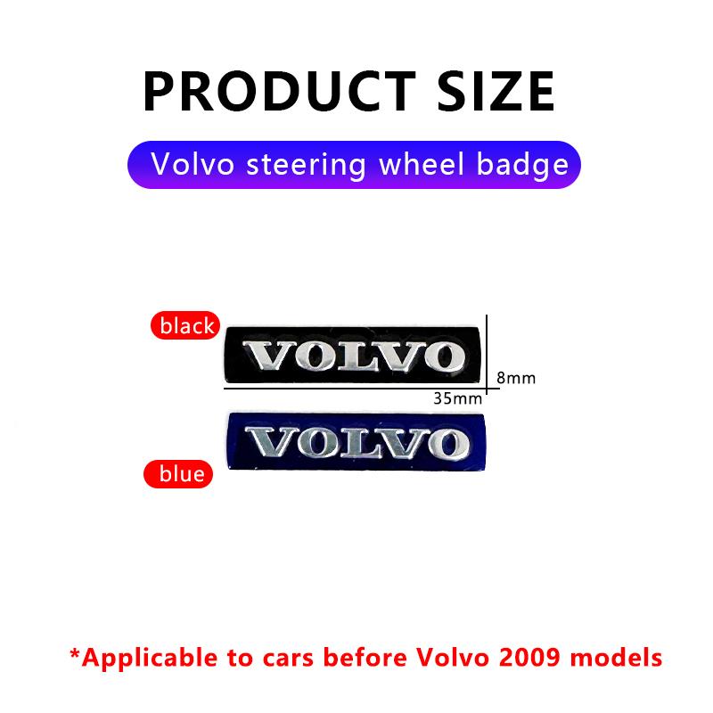35*8mm Pro Volvo XC90 V90 XC60 V40 S60 V60 S40 Před rokem 2010 Samolepka Samolepka na volant Volvo Modrý znak Samolepka do interiéru