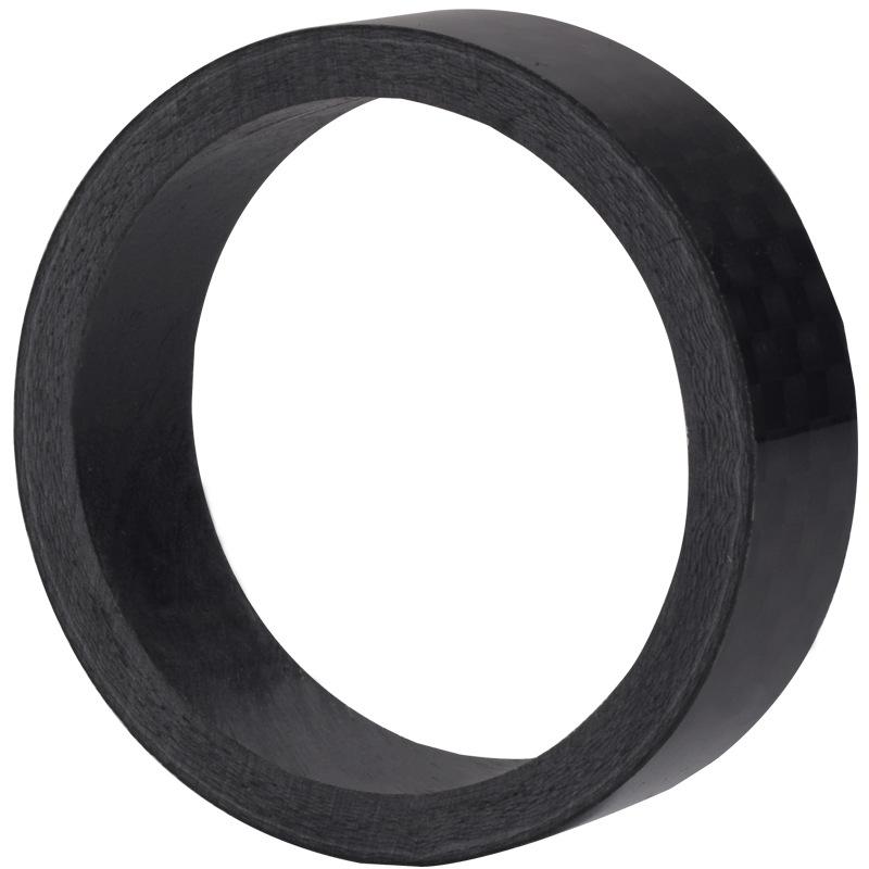 Mountain Bike Carbon Fiber Fork and Headset Spacers Set (28.6mm, 3K Finish)