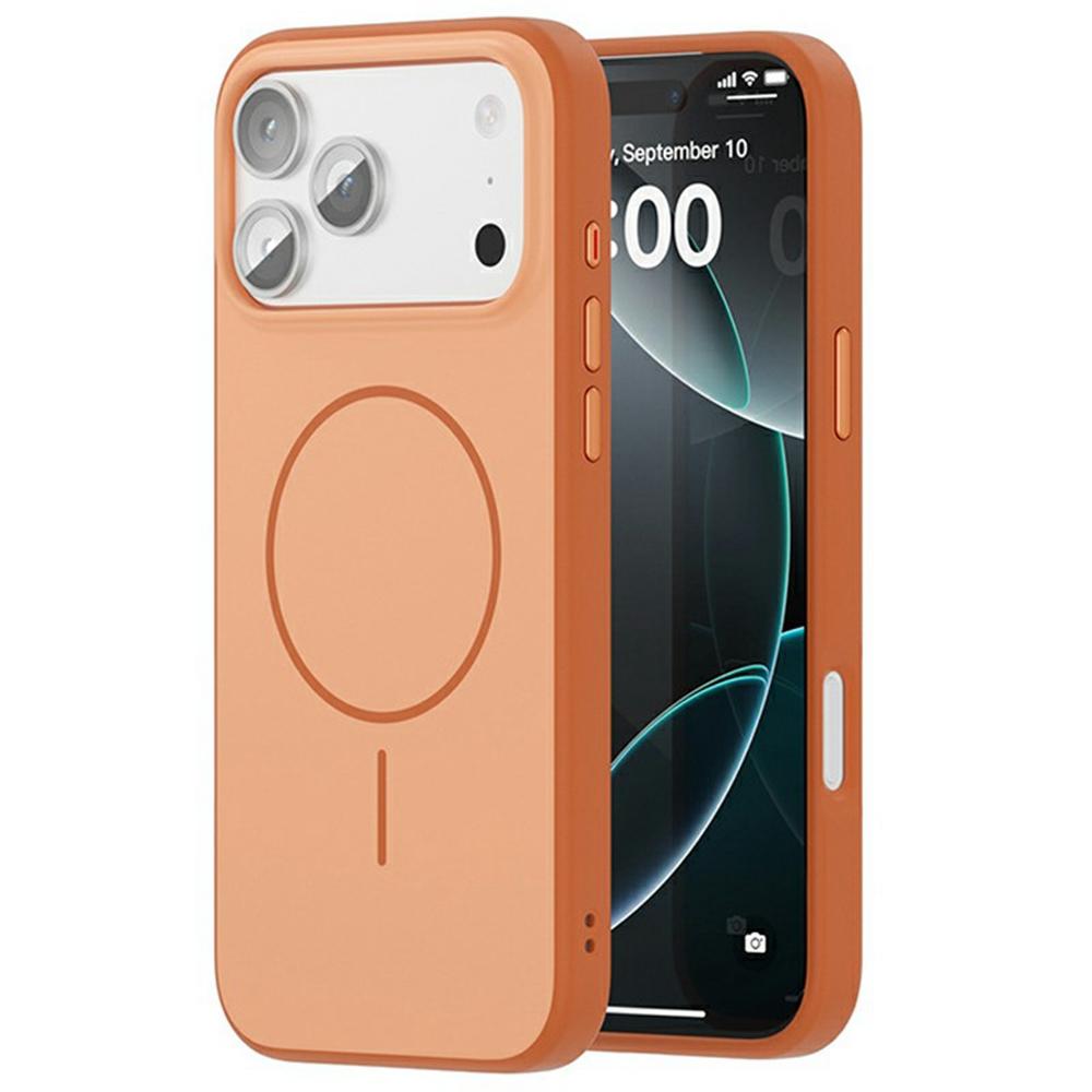 For iPhone 17 Pro Case Compatible with MagSafe Shockproof TPU PC Phone Back Cover